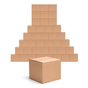 lot 2957 image: EdenseeLake 40 Pack 7x7x6 inches Shipping Boxes Small Cardboard Boxes for Packing, Moving, Mailing, Brown