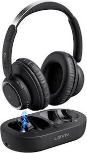 lot 2904 image: Levn Bluetooth Headphones with Charging Dock