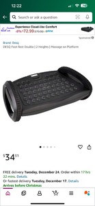 lot 339 image: Brand Desq DESQ Foot Rest Double  2 Heights  Massage on Platform