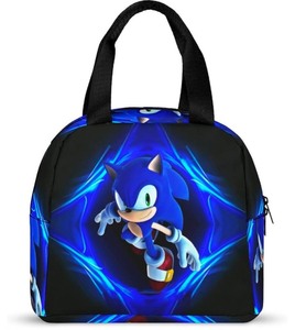 lot 415 image: Kids School Lunch Box, Reusable Cute Lunch Bag Insulated Kids Cooler Tote Bag Multi-functional for Teen Boys Girls