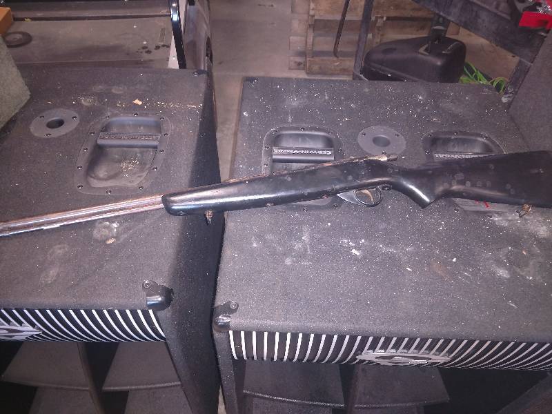 lot 330 image: JC Higgins 22 Caliber Bolt Action Rifle Model 10313