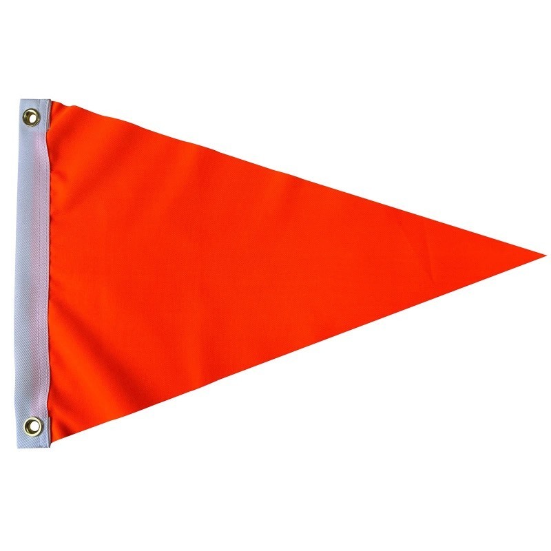 lot 6552239 image: AZCOVER Orange Flag, 12x18 Safety Flag Heavy Duty Polyester ATV Flag with 2 Brass Grommets, High Visibility Orange Flags for Boat, Bicycle, Yacht, Whips, Car, Dune