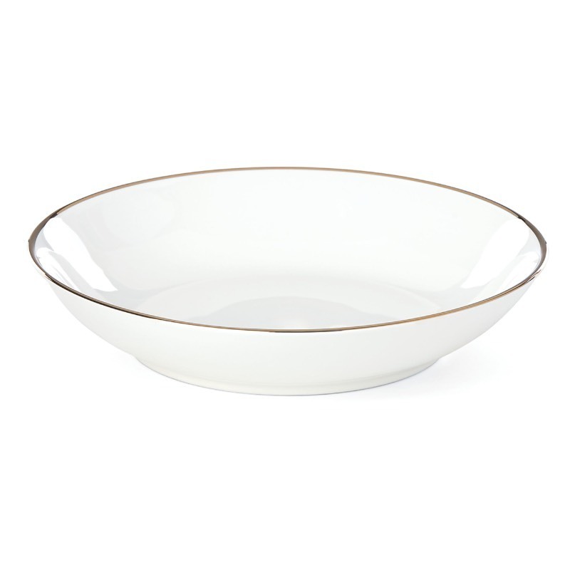 lot 6552261 image: Lenox White Trianna Large Pasta Bowl, 0.60 LB
