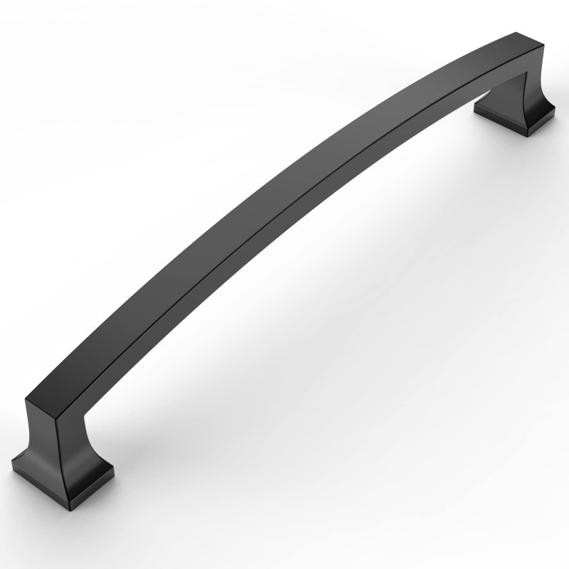 lot 6552341 image: Amerdeco 10 Pack Matte Black 10 Inch(254mm) Hole Centers Kitchen Cabinet Pulls Cabinet Hardware Kitchen Handles for Cabinets Cupboard Handles Drawer Pulls ZH0009 - Retail $85.05