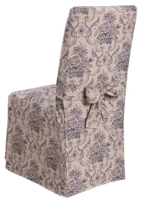 lot 6552356 image: Madison Chateau Dining Room Chair SLIPCOVER SLICOVER, Navy