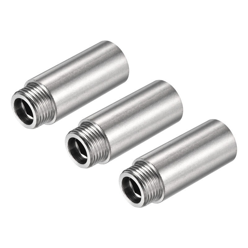 lot 6552521 image: MECCANIXITY Stainless Steel Extension Pipe Fitting 50mm G12 Female to G12 Male Thread Reducer Coupling Adapter Connector Pack of 3
