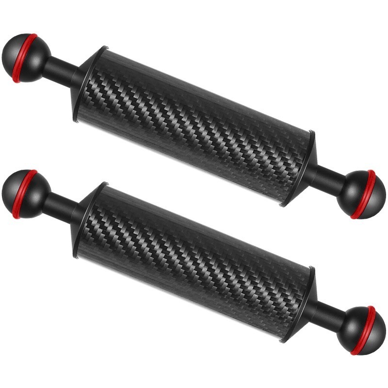 lot 6552523 image: MINIFOCUS 2PCS Carbon Fiber Underwater Float Arm, D40mm, 8, for Ultralight, Buoyancy Provided 100g2, Diving Float Arm, Underwater Floating Arm Photography Extend for Diving Photography System - Retail $79.98