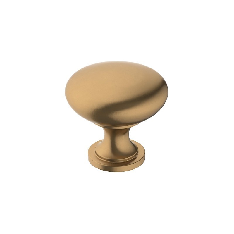 lot 6553284 image: Amerock  Cabinet Knob  Champagne Bronze  1-14 inch (32 mm) Diameter  Edona  1 Pack  Drawer Knob  Cabinet Hardware