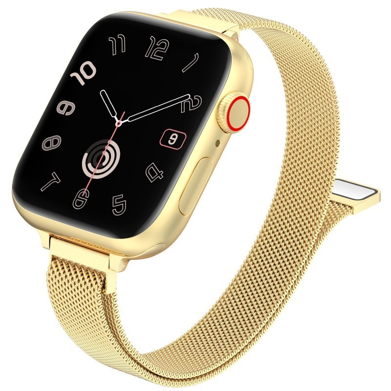 lot 6553287 image: MARGE PLUS Slim Milanese Loop Compatible with Apple Watch Band for women 40mm 41mm 38mm 42mm 44mm 45mm 49mm 42mm 46mm, Stainless Steel Magnetic Mesh Strap work on iWatch Bands Series 10 9 8 7 6 5 4 3 2 1 Ultra SE