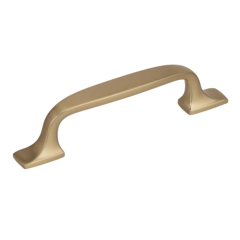 lot 6553297 image: Amerock  Cabinet Pull  Golden Champagne  3 inch (76 mm) Center to Center  Highland Ridge  1 Pack  Drawer Pull  Drawer Handle  Cabinet Hardware