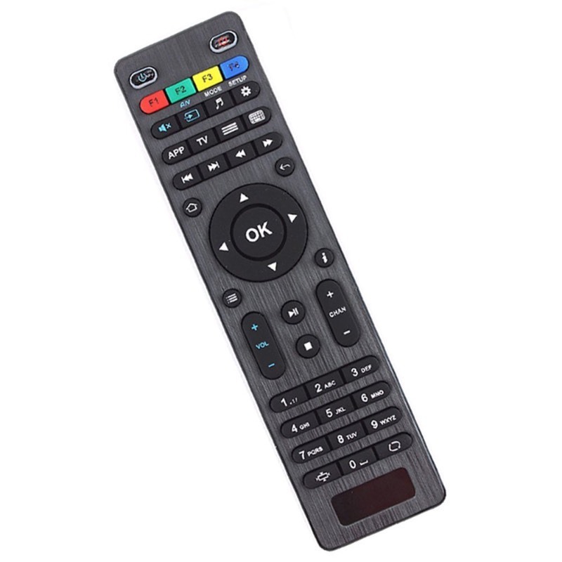 lot 6555016 image: Amiroko Replacement Remote Control for MAG254 MAG250 255256  257260  275349  350351  352 OTT Tv Box IPTV Set-Top Box, Black