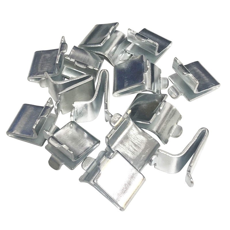 lot 6555220 image: Adjustable Steel Pilaster Shelf Support Clip -�� 14Pieces