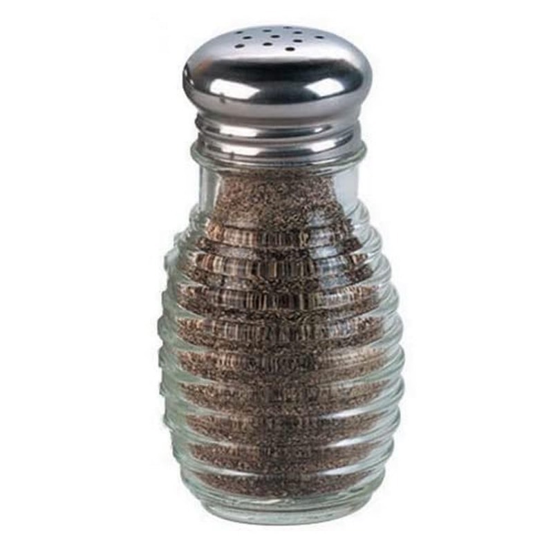 lot 6555262 image: American METALCRAFT, Inc. 2 oz Beehive Salt or Pepper Shaker,Silver, 1 Count (Pack of 1)