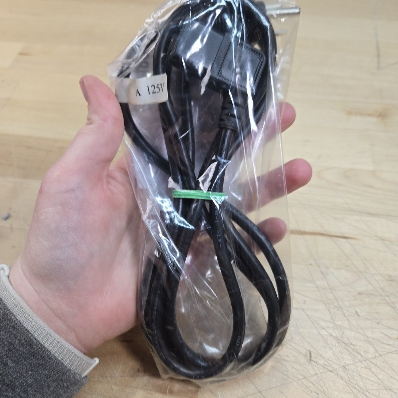 lot 6555286 image: 6 Ft. Boxlight CP-320TA AC Power Cord Cable Plug