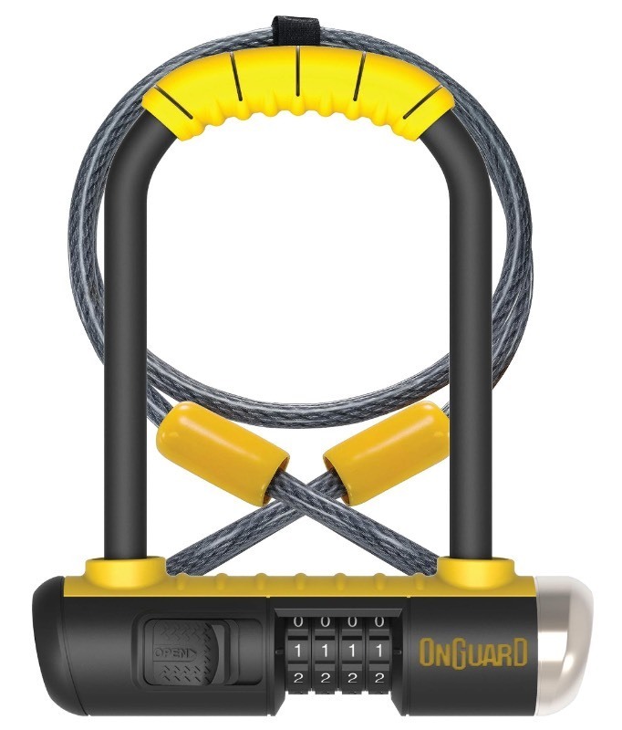lot 6556027 image: ONGUARD Bulldog Combination U-Lock Cable Combo, BlackYellowNO CABLE