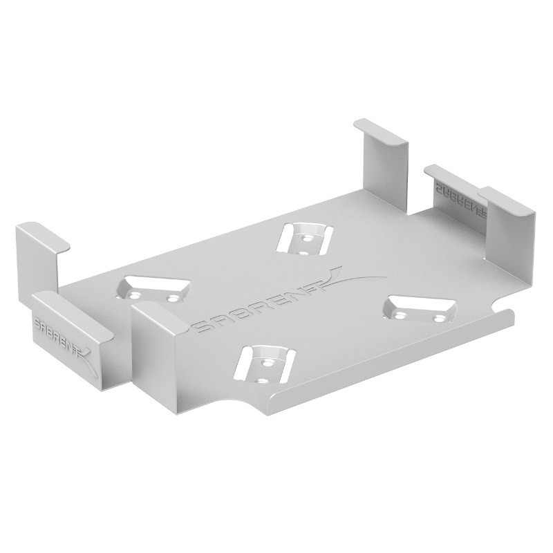 lot 6556048 image: SABRENT Mac mini VESA MountWall MountUnder Desk Mount (BK-MACM)