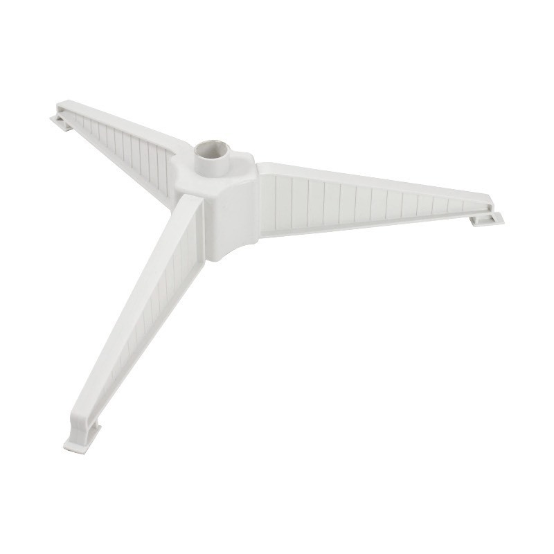 lot 6556383 image: Vickerman 6 White Plastic Christmas Tree Stand Missing One Piece