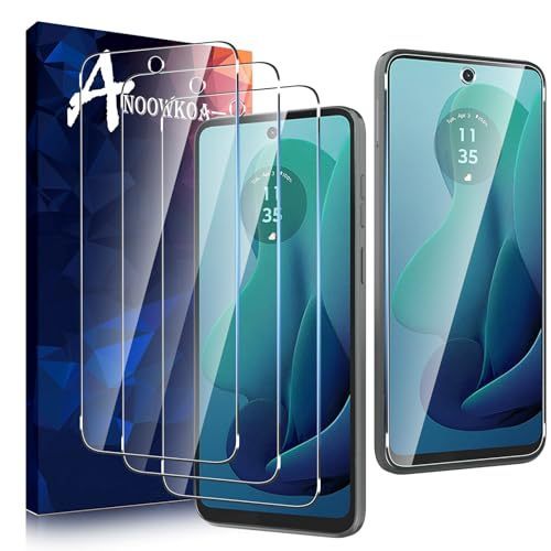 lot 6556466 image: Anoowkoa 3 Pack Designed for Motorola Moto G 5G 2024 Screen Protector. Tempered glass film specially .anti-breakage. anti-scratch .no bubbles .9H hardness .with for Moto G 5G 2024 phone flim