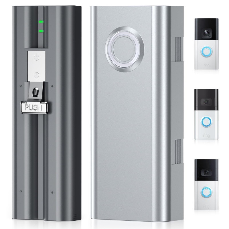 lot 6556495 image: Magolin Upgrade Extended Doorbell Battery - 14800mAh Ultra High Capacity, 2.5X Longer Lifespan, Compatible with Ring Doorbell 43 Plus3Battery Doorbell Plus