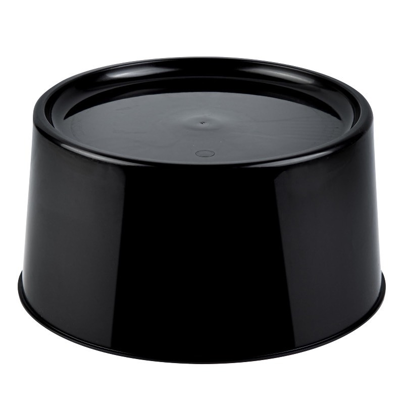 lot 6556514 image: Restaurantware - BASE ONLY Bev Tek Beverage Dispenser Base, 1 Durable Dispenser Base - Dispensers Sold Separately, For 3 And 6 Gal Dispensers, Black Plastic Drink Dispenser Base, Dishwashable