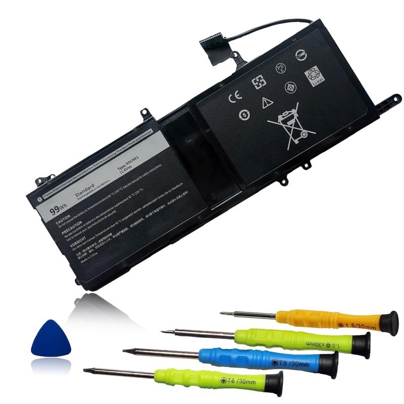 lot 6556520 image: OUWEE 9NJM1 MG2YH 0MG2YH 01D82 HF250 0546FF 44T2R Alienware 15 R3 15 R4 17 R4 17 R5 BATTERY