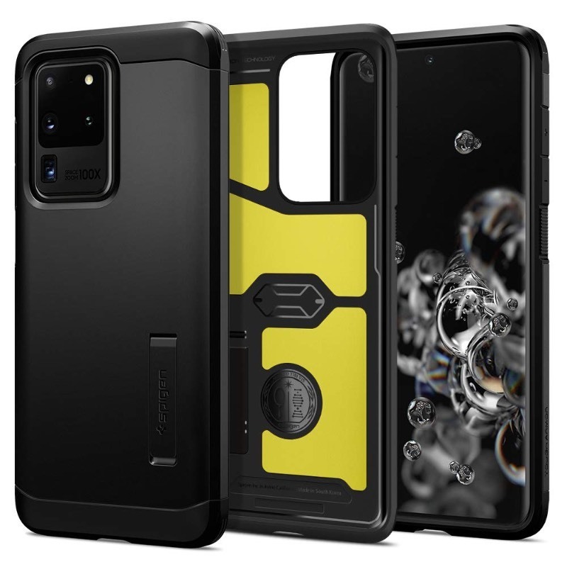 lot 6556529 image: Spigen Tough Armor Designed for Samsung Galaxy S20 Ultra CaseGalaxy S20 Ultra 5G Case (2020) - Black
