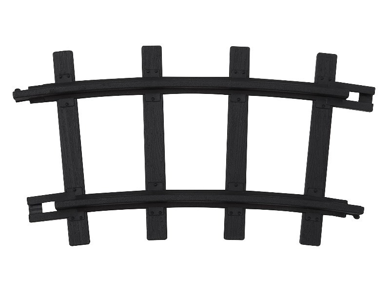 lot 6561250 image: Lionel Ready-to-Play 12-Piece Curved Black Plastic Track Pack