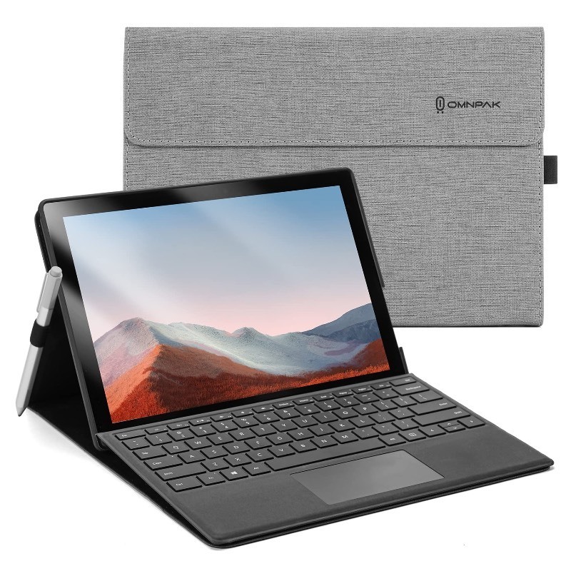 lot 6562069 image: Omnpak Microsoft Surface Pro 7 Case,Protective Case for 12.3 Inch Surface Pro 7 Plus, Surface Pro 7, Surface Pro 6, Pro 5, Pro 4 Compatible with Type Cover Keyboard(Keyboard not Included)