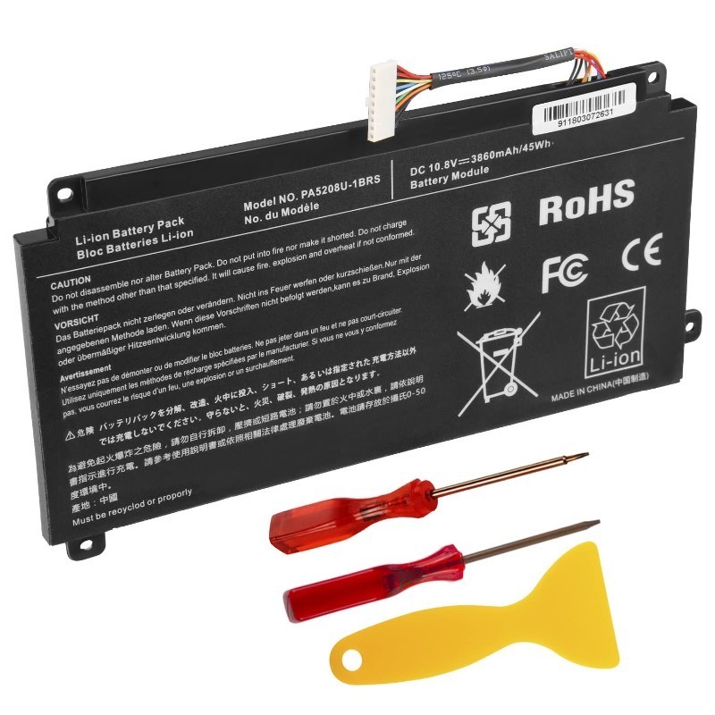 lot 6562204 image: TREE.NB Battery for Toshiba pa5208u PA5208U-1BRS, fits Chromebook CB35 CB30 CB35-B3330 CB35-B3340 CB35-C3300 CB35-C3350 CB30-B3123 Satellite E45W P55W E45w-C4200x P55w-c5204 P55w-c5208