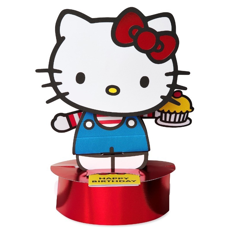 lot 6562249 image: American Greetings Displayable Hello Kitty Birthday Card (Wonderful You)