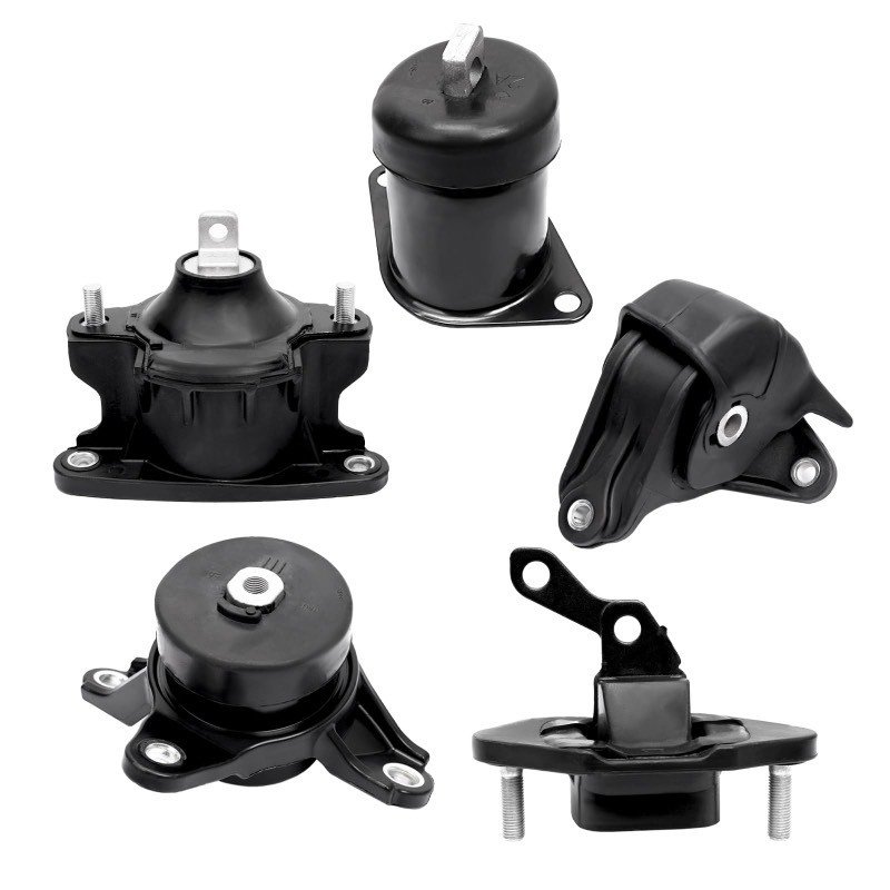lot 6562314 image: Set of 5, Engine Motor Mount and Transmission Mount Kit Replacement Compatible with 2008-2012 Accord 2.4L L4, 2009-2013 TSX Automatic Trans Only, Replace OE# A4565, A4572, A4570, A4584, A4561 - Retail $77.93