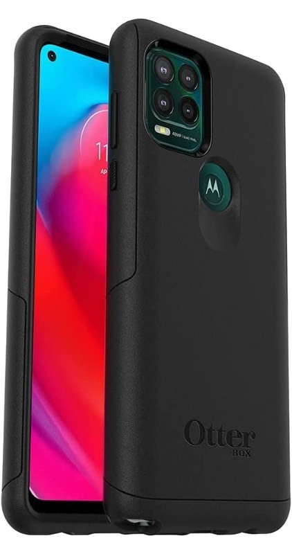 lot 6563045 image: OtterBox Commuter Smooth Case for Moto g Stylus 5G 2021 (5G 2021 Version Only) Non-Retail Packaging - Black