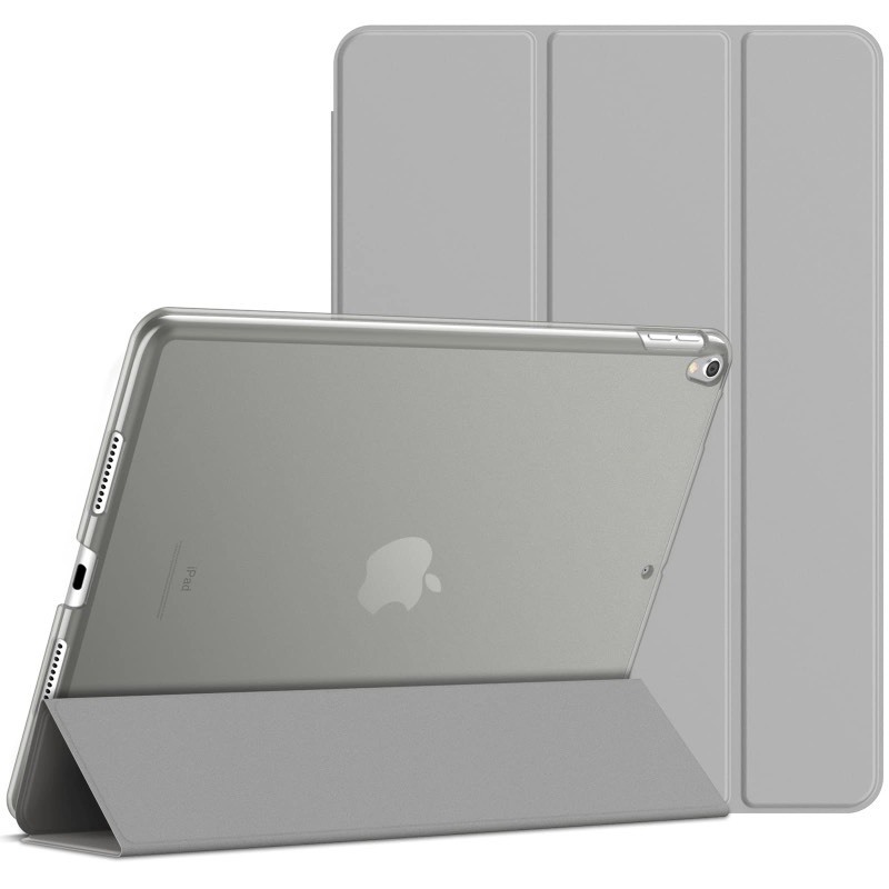 lot 6563187 image: JETech Case for iPad Pro 10.5-Inch and iPad Air 3 (10.5-Inch 2019, 3rd Generation), Smart Cover Auto WakeSleep Cover (Grey)