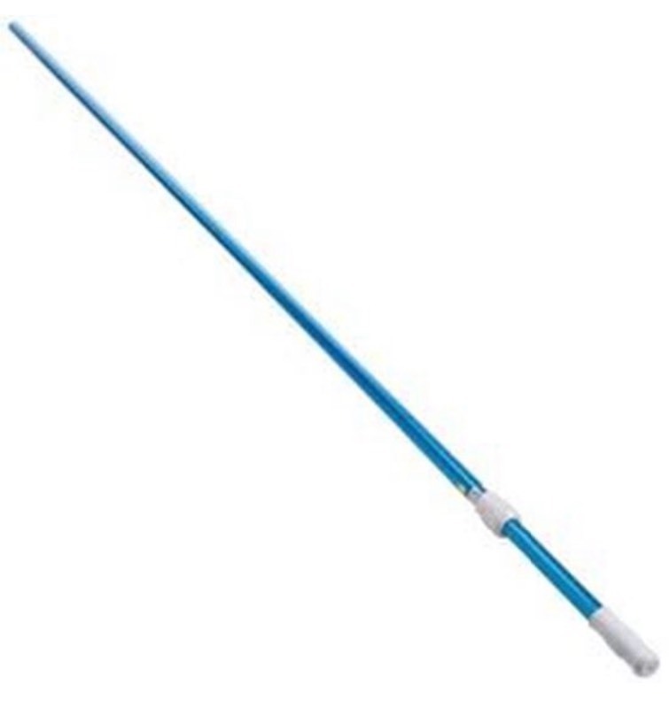 lot 219 image: New Pentair Lifeguard R191306 Extending 8ft-16ft Telescopic E-Z Lock Pool Cleaning Cam Pole, Blue