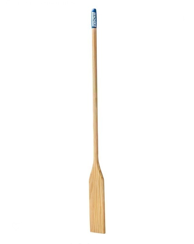 lot 135 image: Seachoice 5 New Zealand Pine Construction Comfort Grip Varnished Wood Oar, Clear Finish