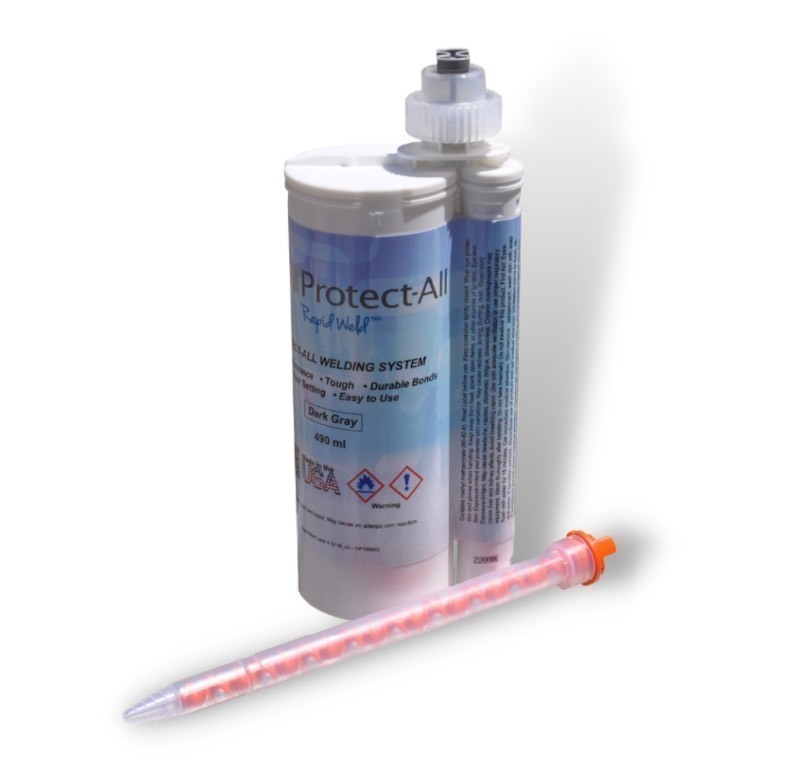 lot 141 image: New Protect-All Rapid Weld System Dark Grey 490ml
