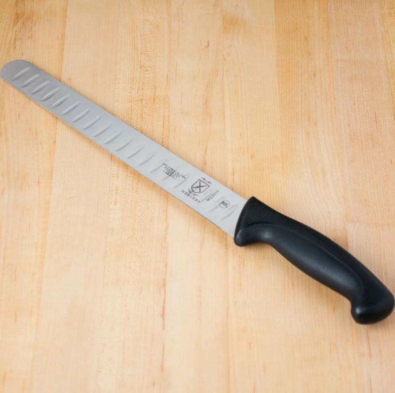 lot 45 image: New Mercer Culinary M23011 Millennia 11 Granton Edge Slicer Knife