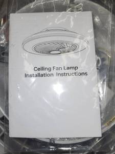 lot 16499 image: CEILING FAN LAMP