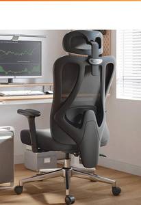 lot 18272 image: Hbada P3 Ergonnomic Office Chair with 2D Adjustable Lumbar Support, Office Chair with Adjustable Headrest and Armrest, 145° Stepless Tilt Function, Black(No Footrest)