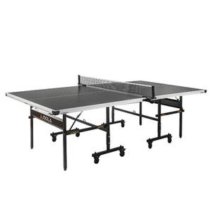 lot 18310 image: JOOLA Centric - Professional Table Tennis Table with Quick Clamp Ping Pong Net and Post Set - 10 Minute Easy Assembly - Foldable Ping Pong Table with Single Player Playback Mode - Retail $523.03