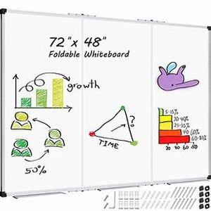 lot 16485 image: FOLDABLE DRY ERASE BOARD