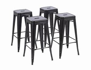 lot 18275 image: metal stool set of 4