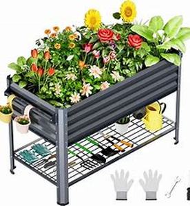 lot 18279 image: raised garden bed 48x24x32 inches