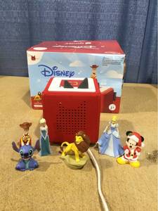 lot 1203 image: Tonies Starter Set, Disney Bundle. Includes Toniebox, and 6 Disney Tonies.