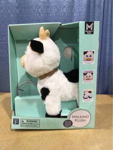lot 1204 image: Members Mark Walking Plush Cow.