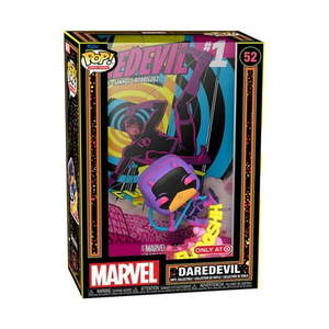 lot 2223 image: Funko Pop Marvel Daredevil Comic Cover Exclusive Glow-in-The-Dark Vinyl Bobblehead Figure 4.45 inches