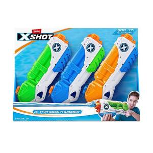 lot 2225 image: X-Shot Water Typhoon Thunder Toy Blaster - 3pk