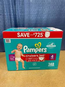 lot 2242 image: Pampers Cruisers 360 Size 4 148ct