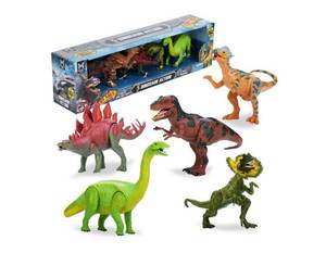 lot 7205 image: Members Mark Light & Sounds Dinosaurs (Missing One Dinosaur)
