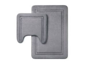 lot 7219 image: Members Mark Quick Dry Memory Foam Bath Mat Contour Set